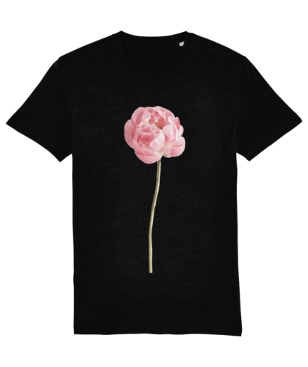 Tricou cu bujor colorat